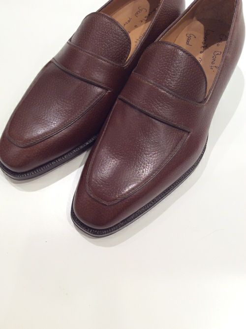 【美品】エンツォボナフェ ブラウン ローファー サイズ39.5 Enzo Bonafe（エンツォ ボナフェ）タッセルローファー【ブラウン