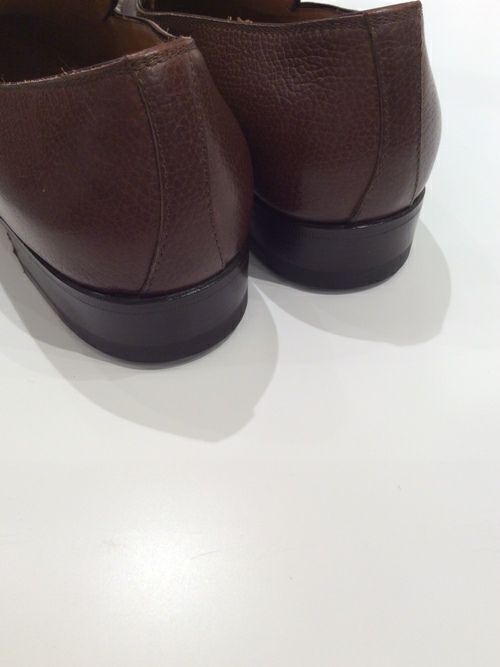 The Row Enzo ローファー レザー ポリッシュ仕上げ モカシン The Row | Awar flat black loafers | Savannahs