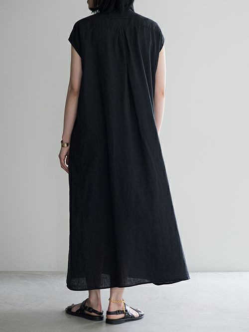 セール中【TICCA】フレンチスリーブ/黒/美品/人気/ワンピース/ゆったり TICCA ワンピース 「洗える」TICCA/ティッカ フレンチスリーブ