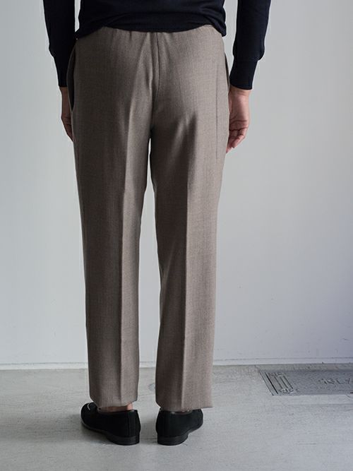 【美品】GERMANO ウールストレッチ 1プリーツパンツ GERMANO ジェルマーノ パンツ フランネル ワンプリーツ スリム