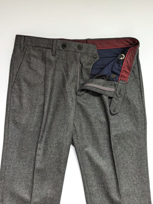 【Bon Vieux別注】 GERMANO ウールチェック パンツ 48サイズ Bon Vieux別注】 GERMANO ウールパンツ 48サイズ 大島拓身