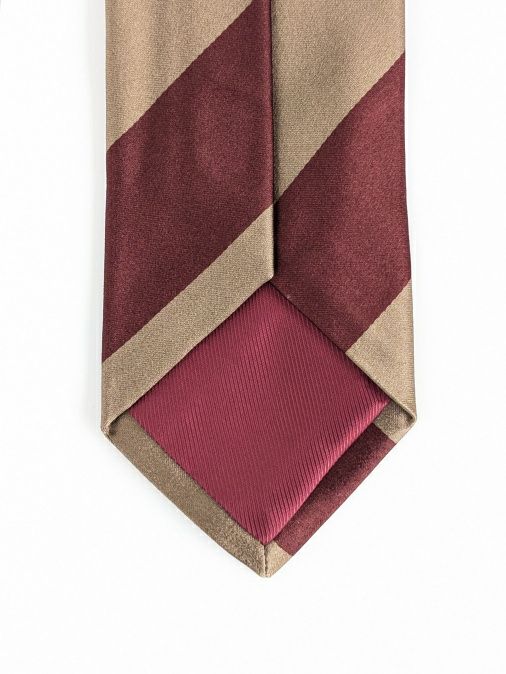 LUIGI BORRELLI ルイジボレッリ レジメンタルネクタイ BORDO | ITAL