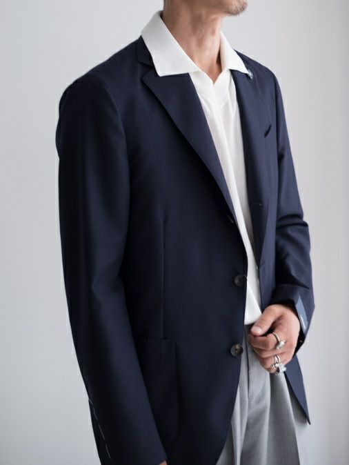春夏　LARDINI テーラードジャケット　ネイビー　46 SALE】LARDINIラルディーニ ジャケット NAVY | ITAL STYLE WEAR