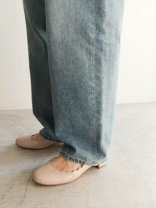 YANUKヤヌーク パンツ LEA ボーイズストレート TVS(BLUE) | ITAL STYLE