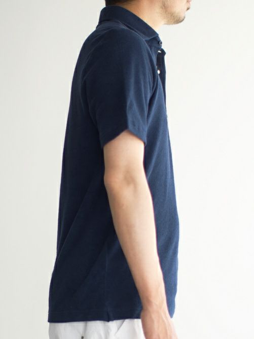 GUY ROVERギローバー パイルポロシャツ NAVY | ITAL STYLE WEAR