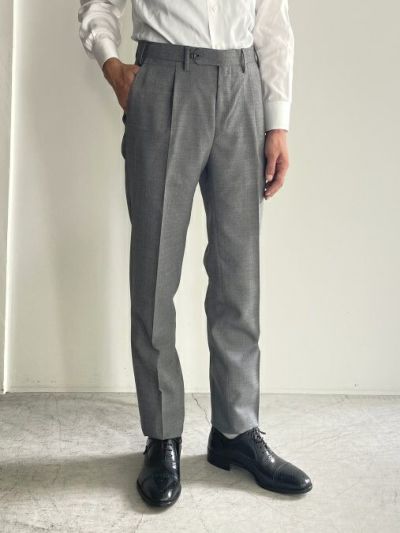 GERMANOジェルマーノ ウールスラックスパンツ GRAY | ITAL STYLE WEAR