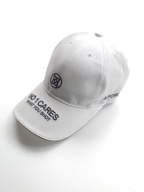 G/FORE ジーフォア ワッペン付き キャップ ホワイト ゴルフ ジーフォア ゴルフ キャップ G/FORE GOLF 帽子 ユニセックス