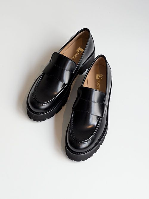 PASCUCCIパスクッチ ローファー BLACK | ITAL STYLE WEAR