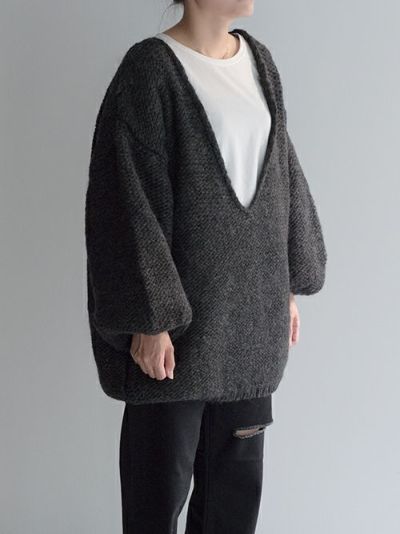 【新品タグ付き】 enrica/エンリカ ニットポンチョ ブラック enrica(エンリカ)商品一覧 – H+HELIOTROPE
