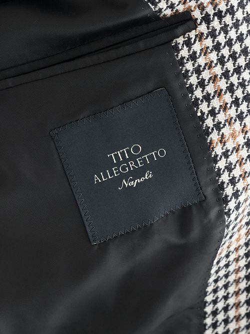 ◆イタリア　TITO ALLEGRETTO　/　ティト アレグレット　ジャケット DORAGO社 TITO ALLEGRETTO | ダブルジャケット ブラウン