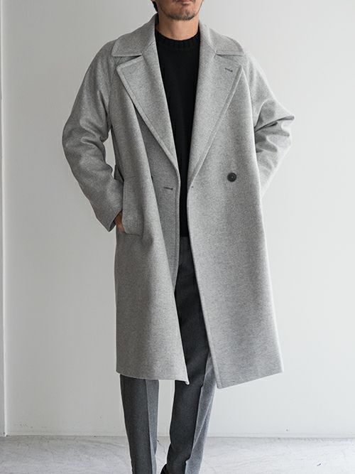 Hevoイーヴォ ベルテッドコート BRINDISI L.GRAY | ITAL STYLE WEAR
