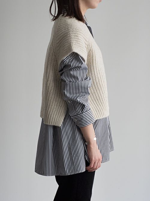 TICCAティッカ ラメ糸2WAYニットベスト 【全3色】 | ITAL STYLE WEAR