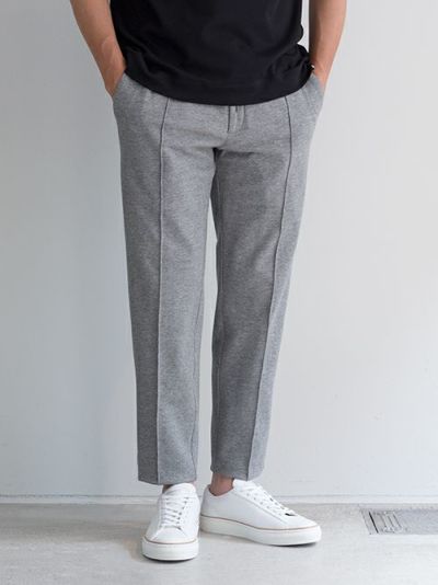 ※2 COLONY CLOTHING リネンイージースラックス ブラック 日本製 COLONY CLOTHINGコロニークロージング シャーリングイージー