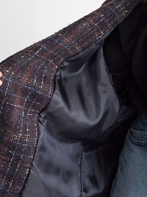 TICCAティッカ ロキャロンジャケットコート NAVY.C | ITAL STYLE WEAR