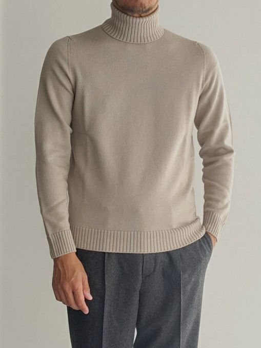 Drumohr タートルネック ベージュ FW23/24 000000006130-01-l.jpg?t=