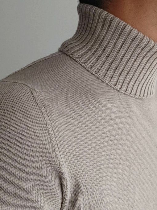 Drumohr タートルネック ベージュ FW23/24 DRUMOHR 【SALE】ドルモア Drumohr ／ 24-25AW メリノウール5