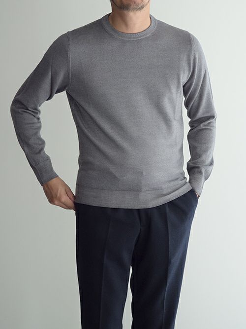 ブランド古着　24SS BAFY コットンクルーネックニット　バフィー 楽天市場】バフィー BAFY ニットTシャツ クルーネック 1142