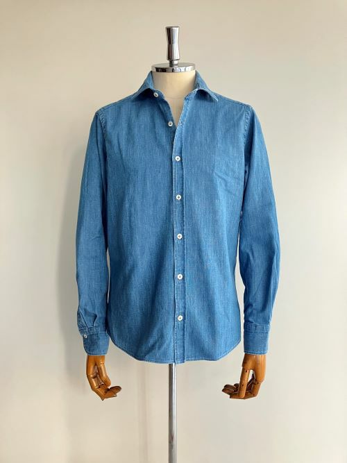 Giannetto ジャンネット デニムシャツ BLUE | ITAL STYLE WEAR