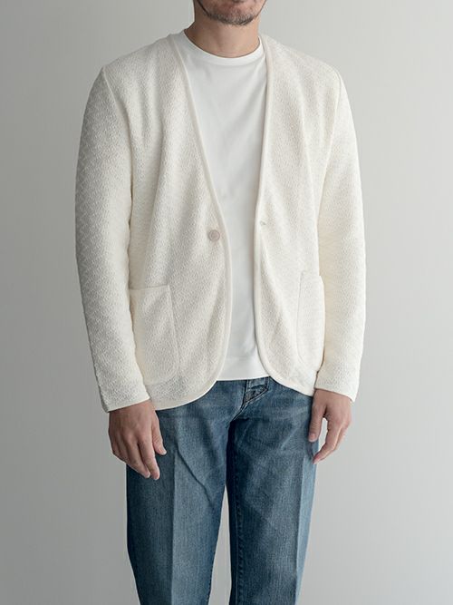 LARDINIラルディーニ ニットジャケット GRAY | ITAL STYLE WEAR