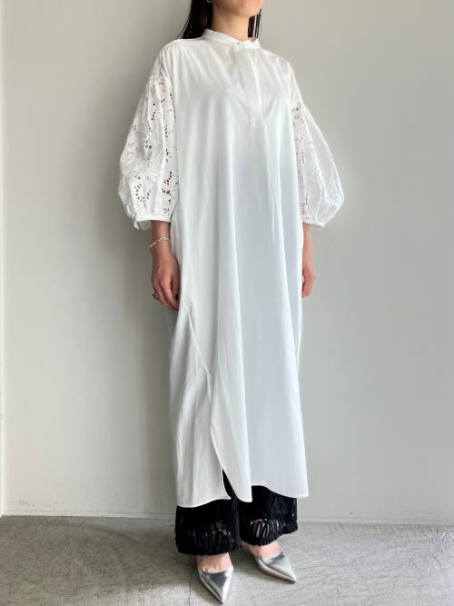 【極美品✨】ティッカ レースバルーンスリーブワンピース 5分袖 黒 F TICCAティッカ レースバルーンスリーブワンピース 【全3色