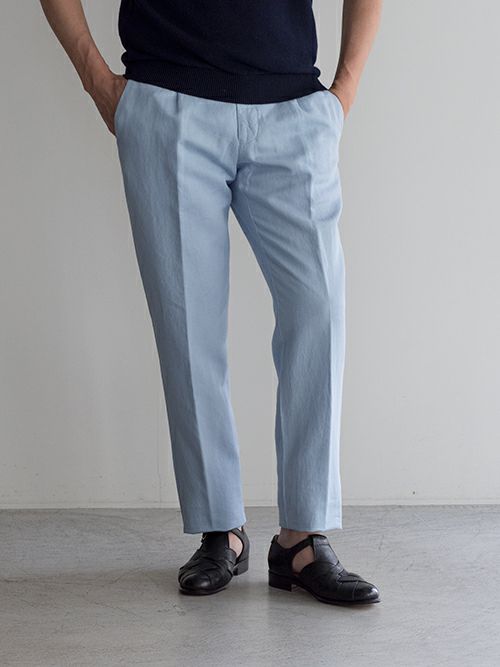 GERMANO(ジェルマーノ) 春夏コットン リラックスパンツ 48サイズ GERMANO 【30%OFF】ジェルマーノ パンツ コットン リネン 2025SS
