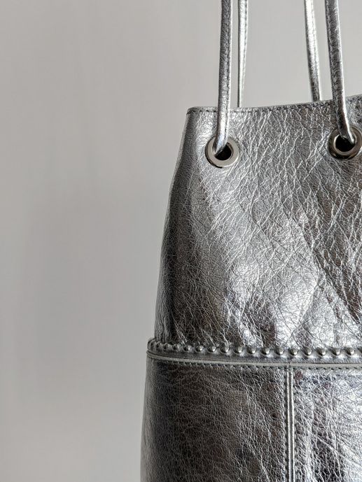 MARCO MASIマルコマージ 巾着ハンドバッグ SILVER | ITAL STYLE WEAR