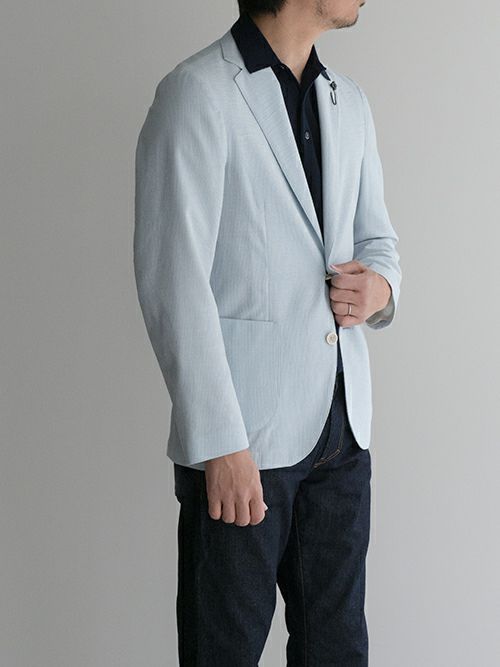 OUTLET】【SALE】LARDINIラルディーニ ストライプ2Bジャケット 【全2色