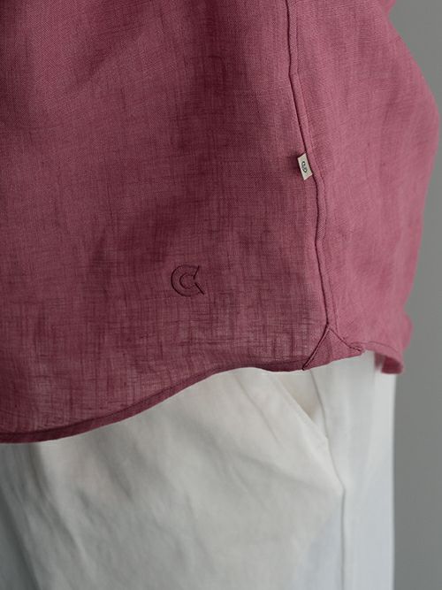 【美品】コロニークロージング イタリア・アルビニ社リネン生地 スキッパーシャツ 美品】コロニークロージング イタリア・アルビニ社リネン生地