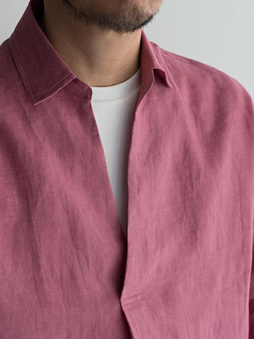 COLONY CLOTHING リネン長袖シャツ M SALE】COLONY CLOTHINGコロニークロージング スキッパーリネン