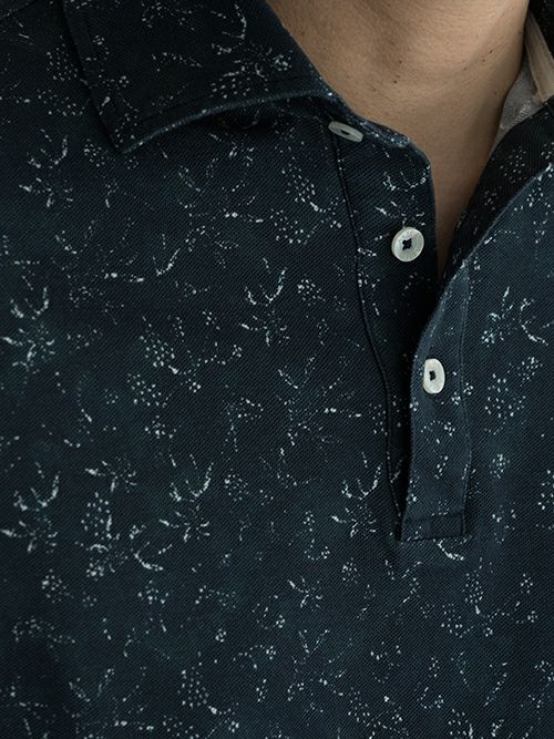 SALE】ALTEAアルテア コットンポロシャツ NAVY | ITAL STYLE WEAR