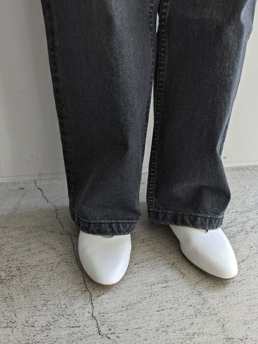 【YANUK Lilith】 デニムワイドパンツ 24 日本製 グレー YANUK SALEセール10%OFF 新作 裾上げ無料 ヤヌーク LILITH