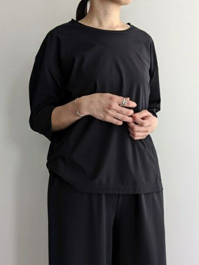 TICCA ティッカ リネン スクエア ビッグシャツ ブラック 日本製 TICCA/ティッカ】リネンスクエアビッグシャツUNI（シャツ