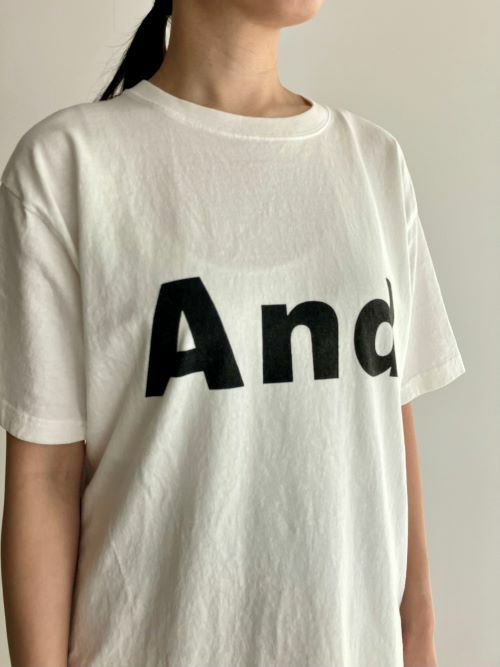 And Inkアンドインク ロゴTシャツ AND | ITAL STYLE WEAR