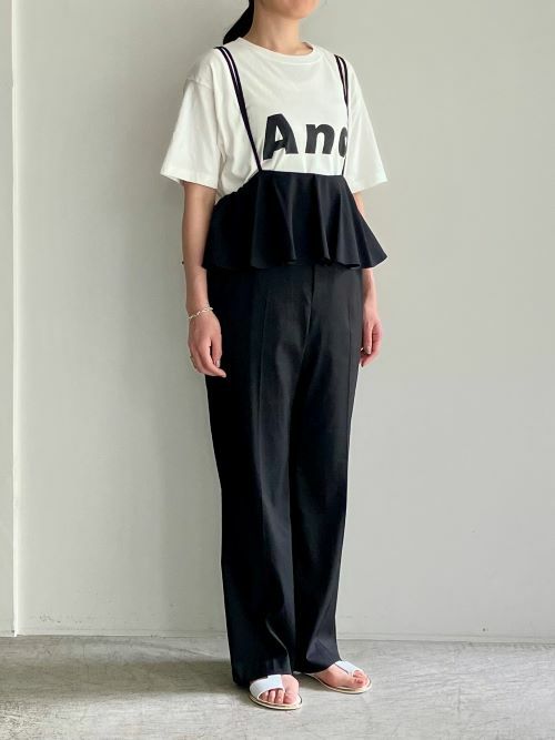 ＆DEARアンドディア サロペット BLACK | ITAL STYLE WEAR