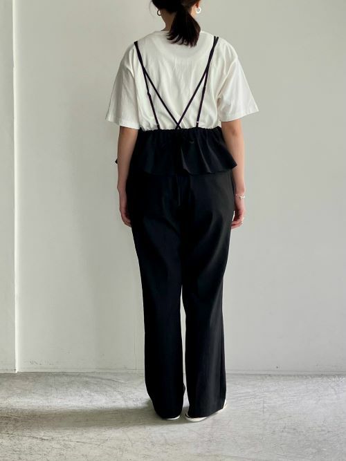 ＆DEARアンドディア サロペット BLACK | ITAL STYLE WEAR