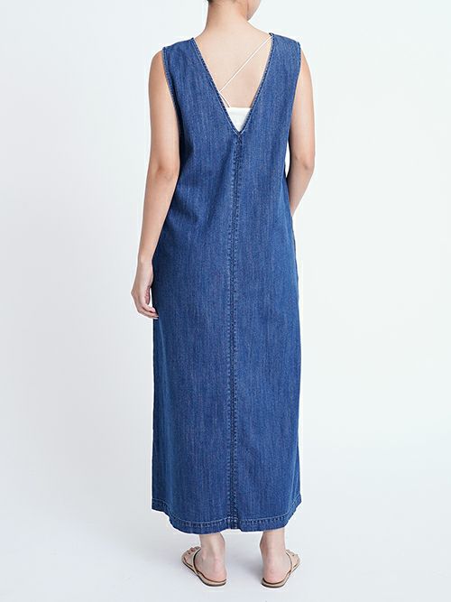 YANUKヤヌーク デニムワンピース IND(NAVY) | ITAL STYLE WEAR