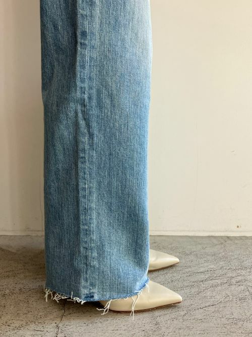 新品 YANUK ワイドストレート LILITH 26 CCS YANUKヤヌーク パンツ LILITH ワイドストレート CCS(BLUE