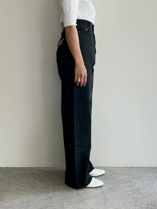 YANUKヤヌーク パンツ JOAN OBK(BLACK) | ITAL STYLE WEAR