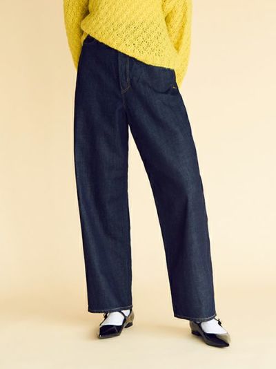 YANUKヤヌーク パンツ LEA ボーイズストレートTRICK DENIM TVS
