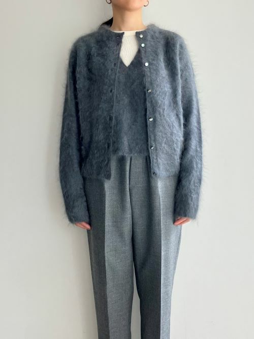 美品　エンリカ　カシミヤ100% ファーニット　カーディガン　シャギー 中古・古着通販】enrica (エンリカ) カシミヤシャギーニット