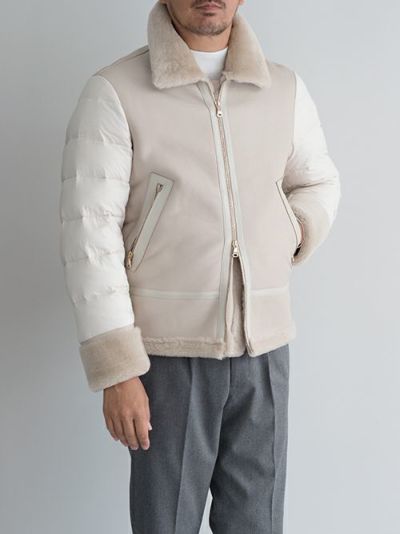 EMMETIエンメティ ムートン ダウンジャケット HOLT OFFWHITE | ITAL