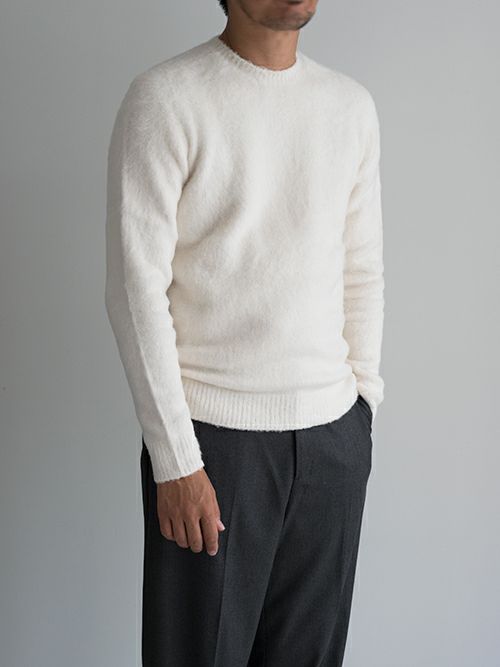 ロベルトコリーナ-ROBERTO COLLINA-ニットカットソー roberto collinaロベルトコリーナ クルーネックニット 【全3色