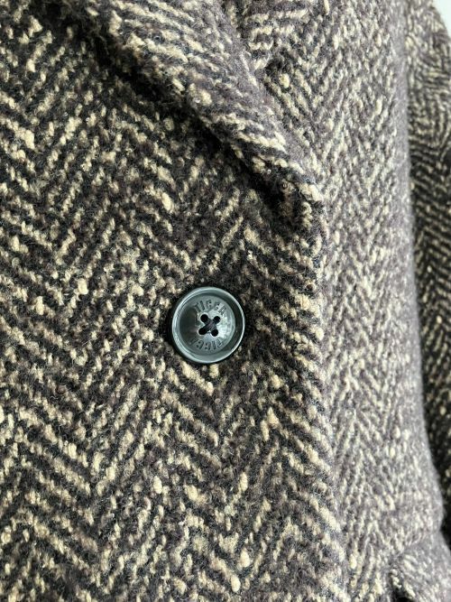 TICCA ツイードダブルジャケットコート ティッカ TICCAティッカ ミックスツイードジャケットコート BROWN | ITAL