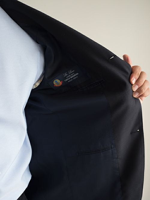Artigianaleアルティジャナーレ スーツ CARLO BARBERA NAVY