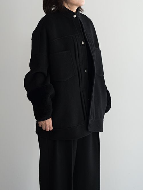 SALTPLUS JAPAN ソルトプラスジャパン　ジレ　ミドルジレ OUTLET】 【SALE】SALT+JAPANソルトプラスジャパン パンツ BLACK