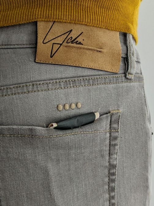 YCHAIイカイ デニムパンツ TORPEDO(トルペド） GRAY | ITAL
