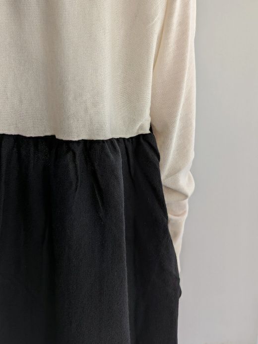 OUTLET】 【SALE】le chanterルシャンテ 切替えニット 【全2色