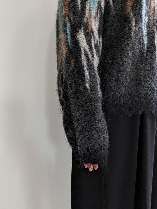 roberto collinaロベルトコリーナ クルーネックニットBLACK | ITAL