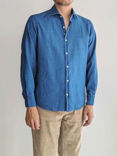 Giannetto ジャンネット ミリタリーシャツ ALPHA BLUE | ITAL STYLE WEAR