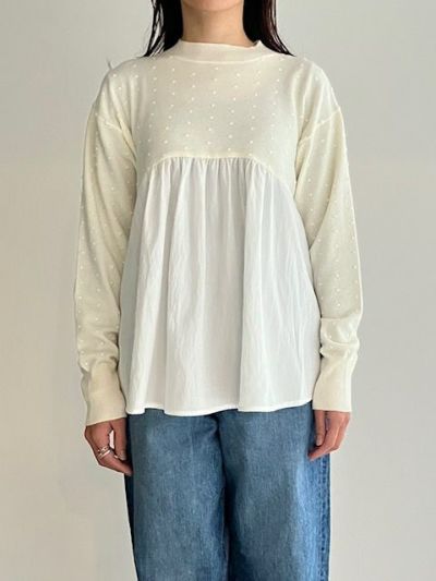 TICCAティッカ Vネックニットベスト OFFWHITE | ITAL STYLE WEAR